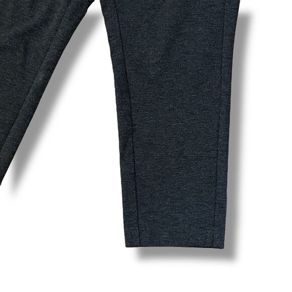 J. Jill Charcoal Gray Ponte Slim Leg Pants Size L Petite Pull-On Office Career - Picture 4 of 8